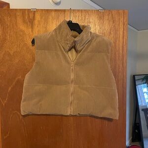 Shein Cropped Puffer Vest